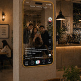 Espelho Personalizado Estilo TikTok para Decoração